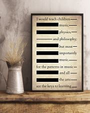 I Would Teach Children Music Physics Philosophy 11x17 Poster lifestyle-poster-3