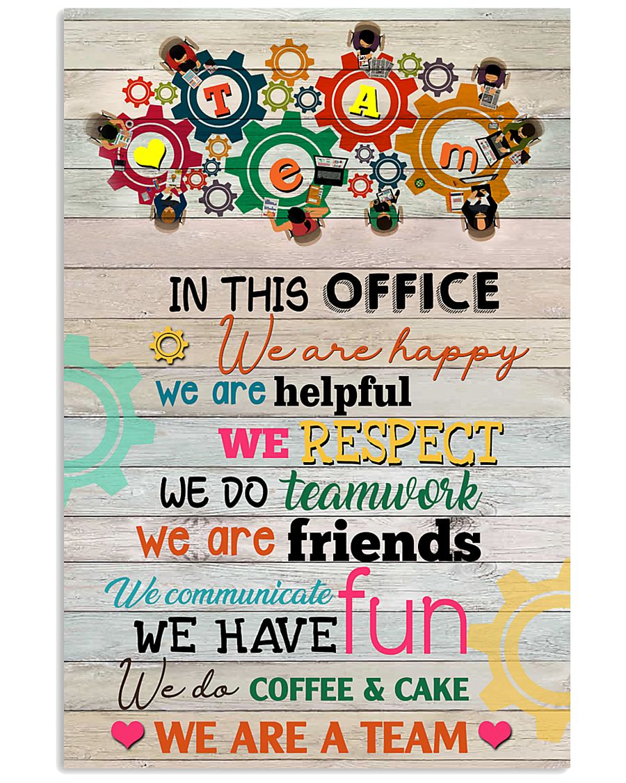Social Worker In This Office We Are Happy 11x17 Poster