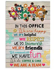 Social Worker In This Office We Are Happy 11x17 Poster front
