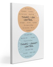 Social Worker Things I Can Control Gallery Wrapped Canvas Prints tile