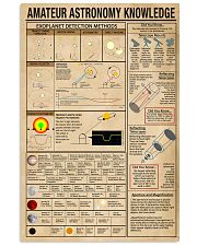 Scientist amateur astronomy knowledge 11x17 Poster front