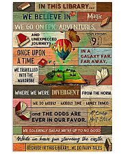 Librarian In This Library We Believe In Magic 24x36 Poster front