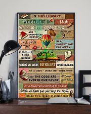 Librarian In This Library We Believe In Magic 24x36 Poster lifestyle-poster-2