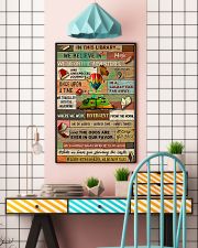 Librarian In This Library We Believe In Magic 24x36 Poster lifestyle-poster-6