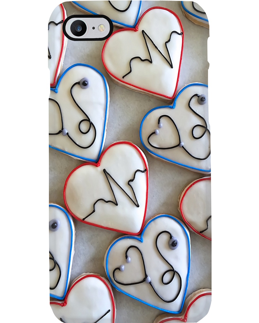Paramedic Chocolate Icon Hearts Phone Case