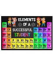 Teacher - Elements Of A Successful Student 17x11 Poster front
