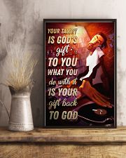 DJ Your Talent Is God's Gift To You 11x17 Poster lifestyle-poster-3