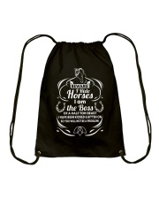 I Ride Horses Drawstring Bag tile