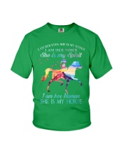 She Is My Horse Kid Version Youth T-Shirt front