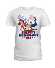 Happy Independence Day Ladies T-Shirt tile