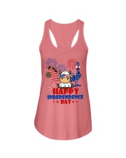 Happy Independence Day Ladies Flowy Tank tile