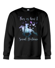 This Is How I Social Distance Crewneck Sweatshirt thumbnail