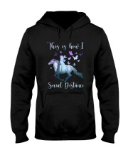 This Is How I Social Distance Hooded Sweatshirt thumbnail