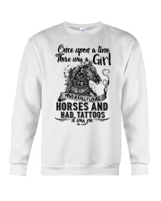 Horses And Tattoos Crewneck Sweatshirt tile