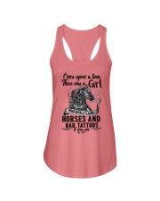 Horses And Tattoos Ladies Flowy Tank tile