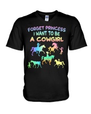 I Want To Be A Cowgirl V-Neck T-Shirt thumbnail