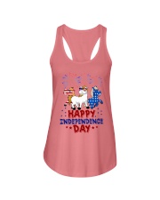 Happy Independence Day Ladies Flowy Tank tile