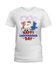Happy Independence Day Ladies T-Shirt tile
