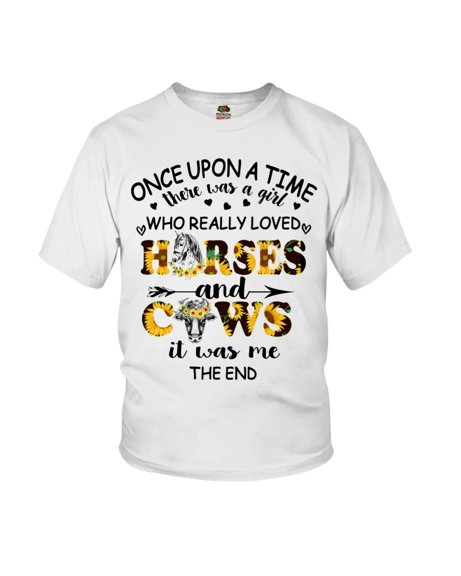 Horses And Cows Youth T-Shirt
