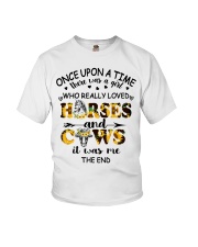 Horses And Cows Youth T-Shirt front