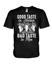 Good Taste In Horses V-Neck T-Shirt tile
