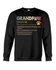 Grandpaw Someone who works hard so his dogs Crewneck Sweatshirt thumbnail