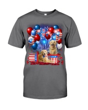 Golden Retriever Independence Vr2 Premium Fit Mens Tee thumbnail