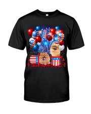 Pomeranian Independence Vr2 Classic T-Shirt front