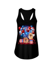 Pomeranian Independence Vr2 Ladies Flowy Tank thumbnail