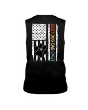 Vintage Best Dog Dad Ever Paw Dog Flag Vr3 Sleeveless Tee thumbnail