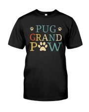 Pug Grandpaw Classic T-Shirt front