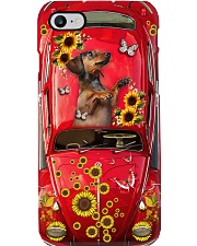 Phone Case - Dachshund Sunflower - Red Phone Case i-phone-7-case