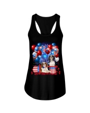 Cavalier King Charles Spaniel Independence Vr2 Ladies Flowy Tank thumbnail