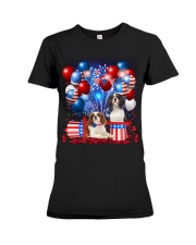 Cavalier King Charles Spaniel Independence Vr2 Premium Fit Ladies Tee thumbnail