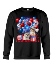 Shih Tzu Independence Vr2 Crewneck Sweatshirt thumbnail