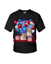 Shih Tzu Independence Vr2 Youth T-Shirt thumbnail