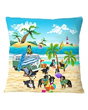 Bernese Mountain Dog Cute Square Pillowcase thumbnail