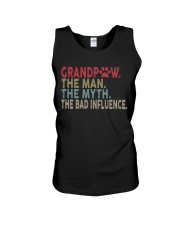 Grandpaw The Man The Myth The Bad Influence Vr2 Unisex Tank thumbnail