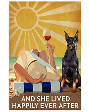 Doberman Pins And She Lived Happily Ever After 11x17 Poster front