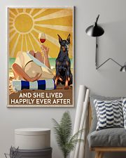 Doberman Pins And She Lived Happily Ever After 11x17 Poster lifestyle-poster-1