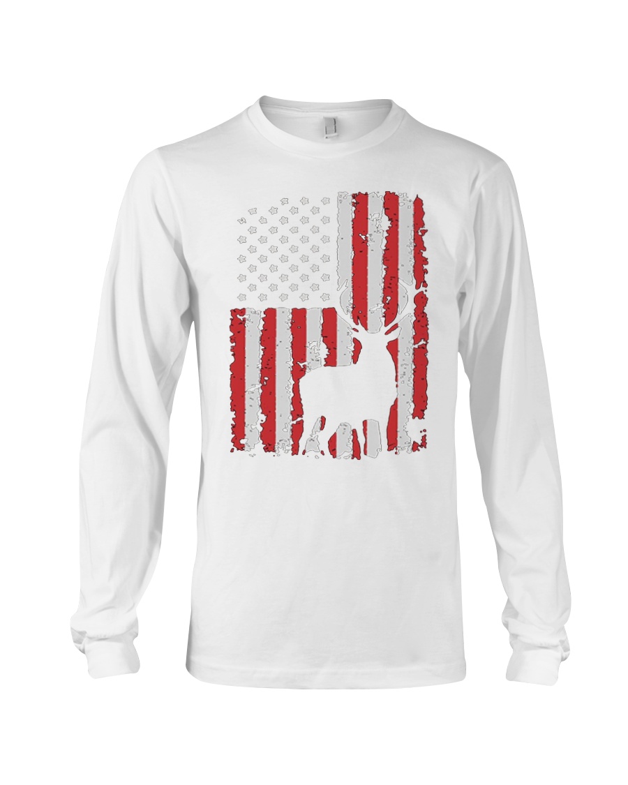 Hunting Shirts - Hunting Flag Shirt Long Sleeve Tee