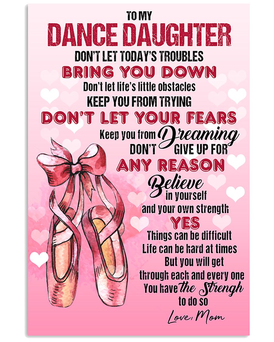 DANCE - DON'T LET TODAY'S TROUBLES POSTER 11x17 Poster