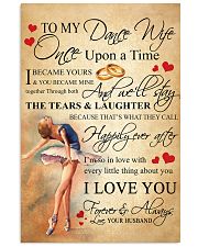 TO MY DANCE WIFE - ONCE UPON A TIME POSTER 11x17 Poster front