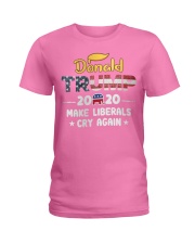 Trump 2020 Make Liberals Cry Again Ladies T-Shirt thumbnail