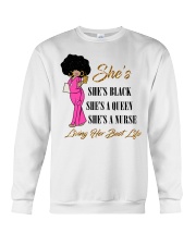 Black Queen - Nurse Crewneck Sweatshirt thumbnail