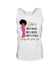 Black Queen - Nurse Unisex Tank thumbnail