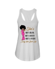 Black Queen - Nurse Ladies Flowy Tank thumbnail