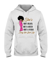 Black Queen - Nurse Hooded Sweatshirt thumbnail