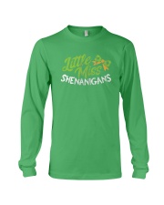 Little Miss Shenanigans St Patricks Day Long Sleeve Tee tile