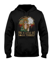 I'm Mostly Peace Love And Light 420 Hooded Sweatshirt thumbnail